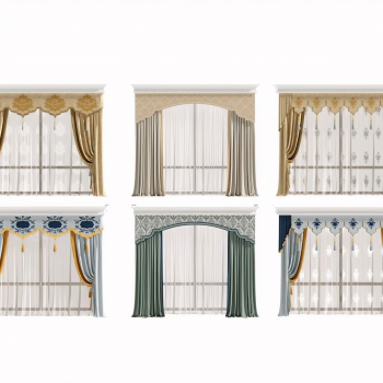 Simple European Style The Curtain-ID:801372055