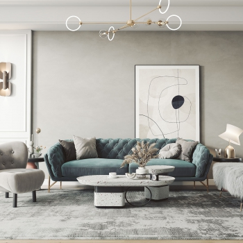 Modern A Living Room-ID:548158882