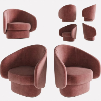 Post Modern Style Lounge Chair-ID:621577028