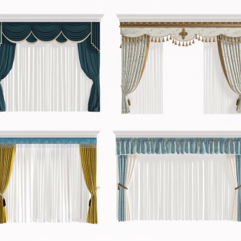 Simple European Style The Curtain-ID:650280955