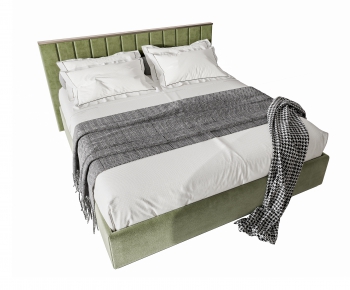 Modern Double Bed-ID:706876992