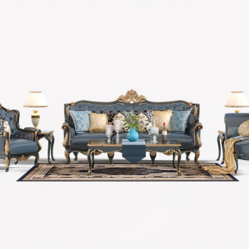 European Style Sofa Combination-ID:265252119