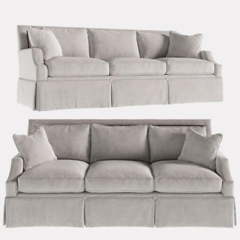 American Style Three-seat Sofa-ID:990448951