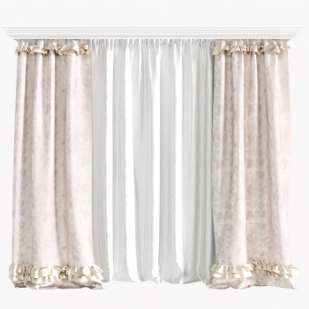 Simple European Style The Curtain-ID:616044043