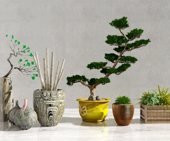 New Chinese Style Potted Green Plant-ID:738287931