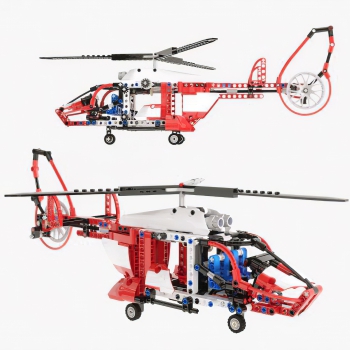 现代乐高直升机儿童玩具-ID:539078004