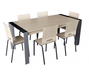 Modern Dining Table And Chairs-ID:369829895