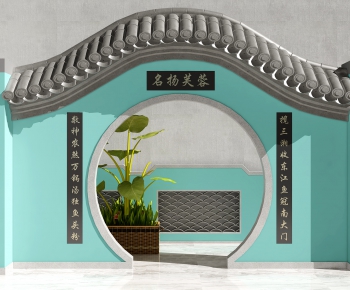 New Chinese Style Building Component-ID:687191964