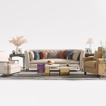 American Style Sofa Combination-ID:506485941