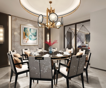 New Chinese Style Dining Room-ID:356303939