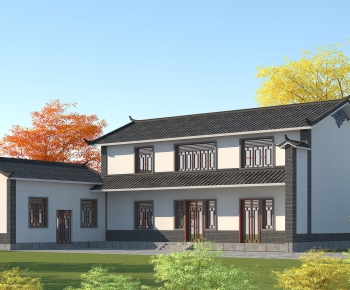 Chinese Style Villa Appearance-ID:528455023