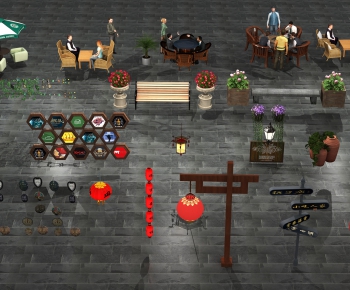 New Chinese Style Garden-ID:404409894