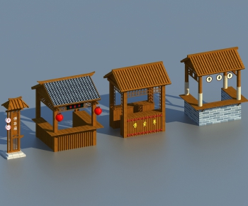 New Chinese Style Building Component-ID:819155932
