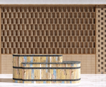 New Chinese Style Counter Bar-ID:448066003