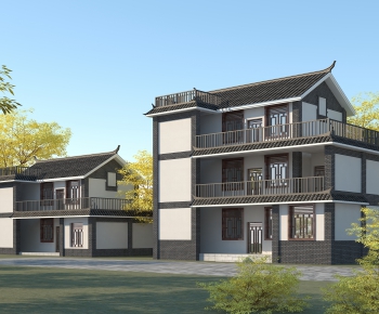 Chinese Style Villa Appearance-ID:452579023