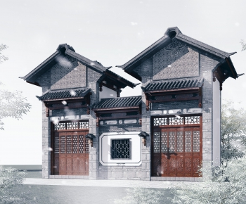 Chinese Style Building Component-ID:206187963