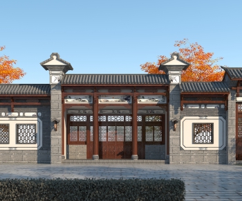 Chinese Style Facade Element-ID:825853111