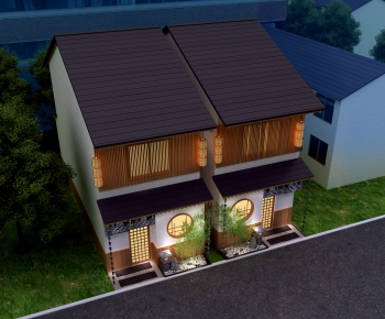 Japanese Style Building Appearance-ID:982971917