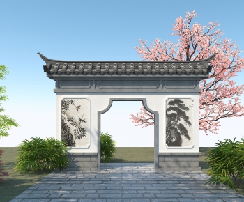 Chinese Style Building Component-ID:425810107