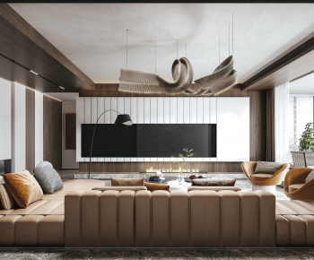 Modern A Living Room-ID:522205118