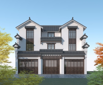 Chinese Style Ancient Architectural Buildings-ID:849384073