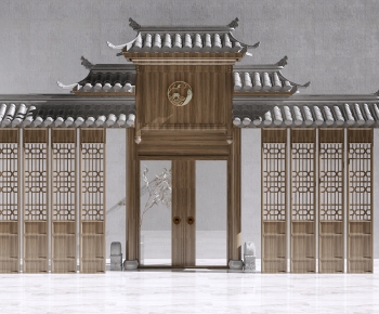 Chinese Style Facade Element-ID:860550432