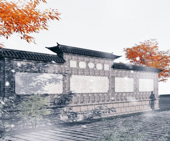 Chinese Style Building Component-ID:555058006