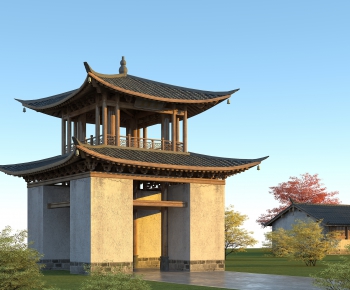Chinese Style Building Component-ID:671835906