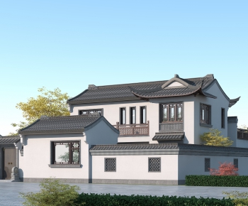 Chinese Style Villa Appearance-ID:865847115