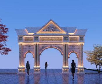 Southeast Asian Style Building Component-ID:679490636