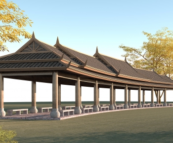 Southeast Asian Style Building Component-ID:684422979