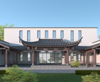 Chinese Style Building Appearance-ID:759125953