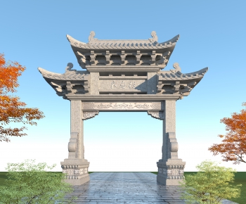 Chinese Style Building Component-ID:261012081