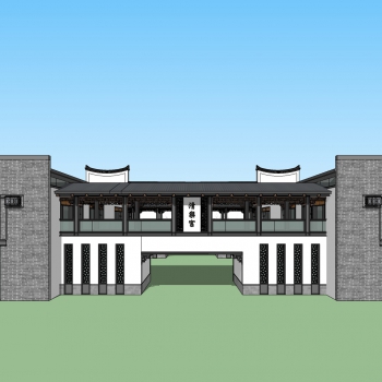 Chinese Style Facade Element-ID:304421902