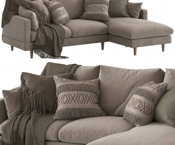 Modern Corner Sofa-ID:437206037