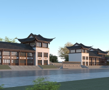 Chinese Style Building Appearance-ID:763041022