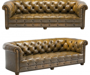 American Style Three-seat Sofa-ID:746409893