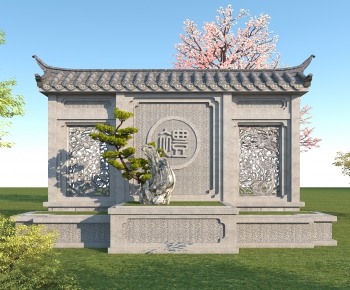 Chinese Style Garden-ID:928313026