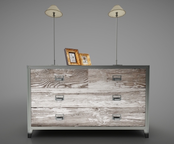 Industrial Style Decorative Cabinet-ID:372867115