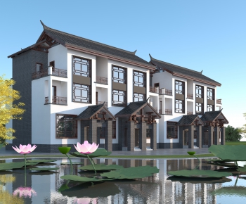 New Chinese Style Villa Appearance-ID:984832051