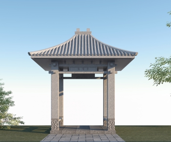 Chinese Style Building Component-ID:540568856