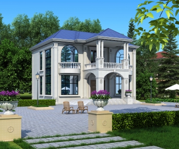 Modern Villa Appearance-ID:874672896