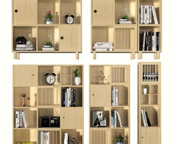 New Chinese Style Bookcase-ID:449300054