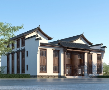 Chinese Style Ancient Architectural Buildings-ID:744556906