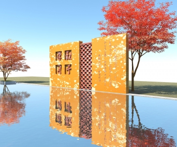 New Chinese Style Building Component-ID:340974099