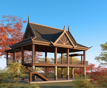 Southeast Asian Style Building Component-ID:220655925