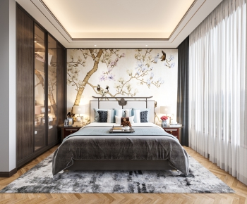 New Chinese Style Bedroom-ID:171685937