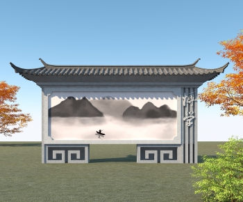 Chinese Style Building Component-ID:990052944