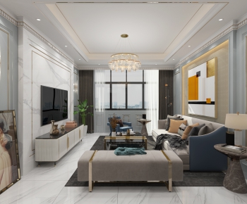 Modern A Living Room-ID:910275946