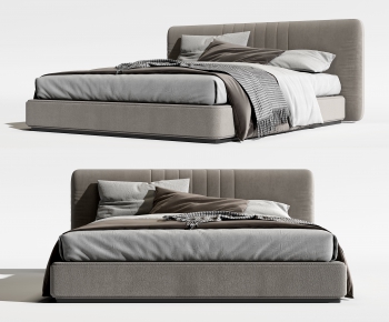 Modern Double Bed-ID:298321969